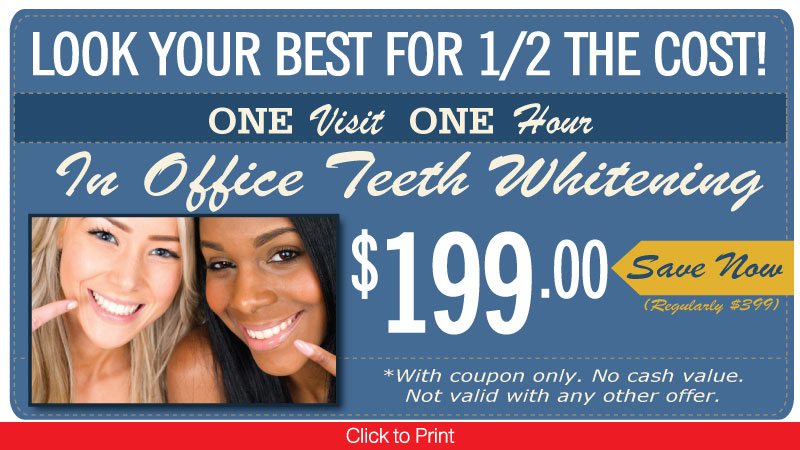 $199 Teeth Whitening Coupon