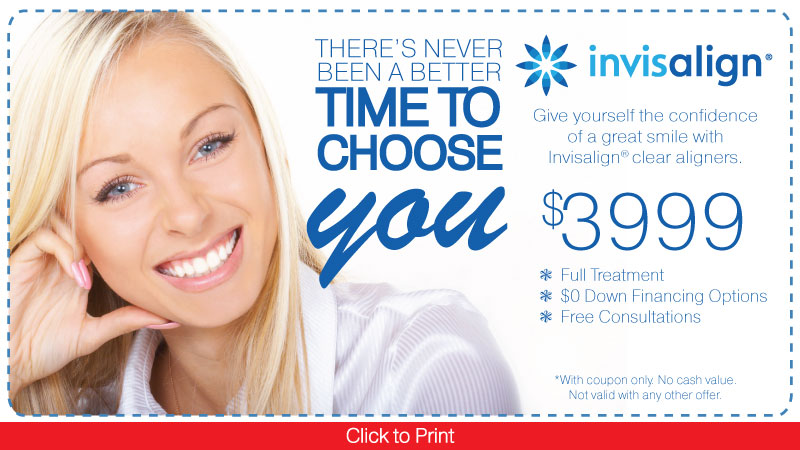 $3999 Invisalign Clear Braces Special Coupon